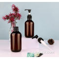 100 ml Airless Lotion Cream Pomp fles Zwarte plastic fles met lotionpomp voor handwas